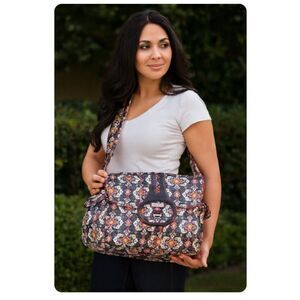 Kalencom New Orleans Diaper Bag with Accessories Large NWT Weekender